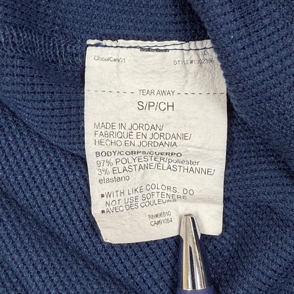 Lot of 2 Under Armour Mens Waffle Knit Henley Shirts Navy Olive Green Small - Picture 13 of 16